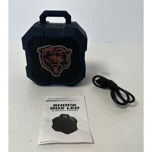 Shock Box Bluetooth LED Wireless Speaker NFL CHICAGO BEARS Working!!!